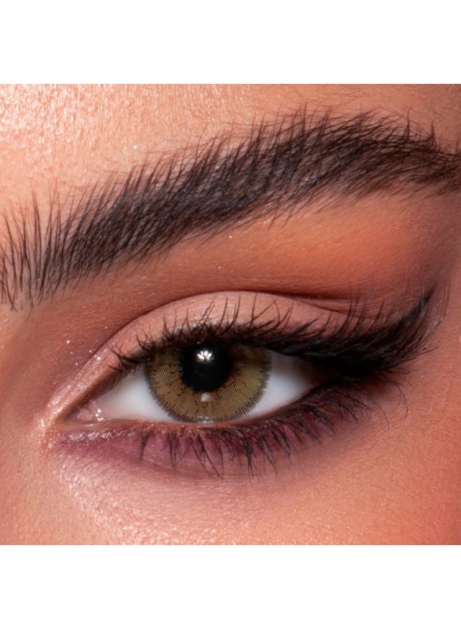 أنستازيا يو اس ايه نيويورك اوليف عدسات لاصقة للاستخدام لمدة 9 اشهر، عبوة مكونة من قطعتين، عدسات لاصقة ملونة، عدسات لاصقة تجميلية، عدسات لاصقة بندقي - Image 1