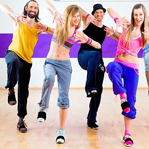 Boyiee 6 Pairs Line Shoe Sock over Sneakers Shoe Covers on Smooth Floors Sliders Ballet Dancers Turning Socks - Image 3