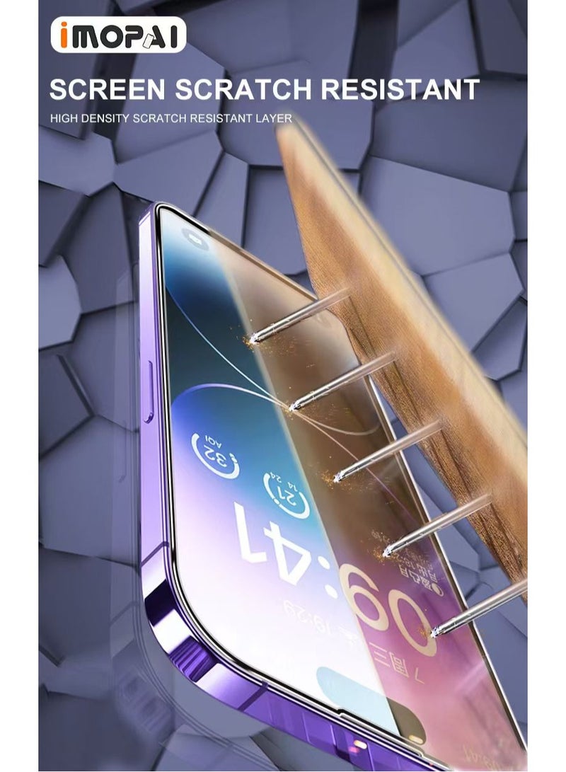 general iMOPAI 9H Tempered Glass Screen Protector For Apple iPhone 13 Pro Max – Waterproof, Dustproof, Anti-Scratch, Anti-Fingerprint, Curved Edge, Touch Sensitive - Image 2