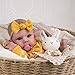 Milidool Lifelike Reborn Baby Dolls 20 Inch Newborn Baby Doll Girl with Soft Weighted Body Cute Soft Poseable Realistic Real Life Baby Dolls with Complete Accessories for 3 Years Old Gifts - Image 4