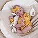 Milidool Lifelike Reborn Baby Dolls 20 Inch Newborn Baby Doll Girl with Soft Weighted Body Cute Soft Poseable Realistic Real Life Baby Dolls with Complete Accessories for 3 Years Old Gifts - Image 2
