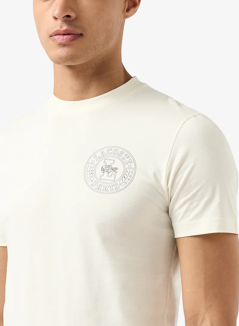 LACOSTE Crew Neck Short Sleeve T-Shirt
