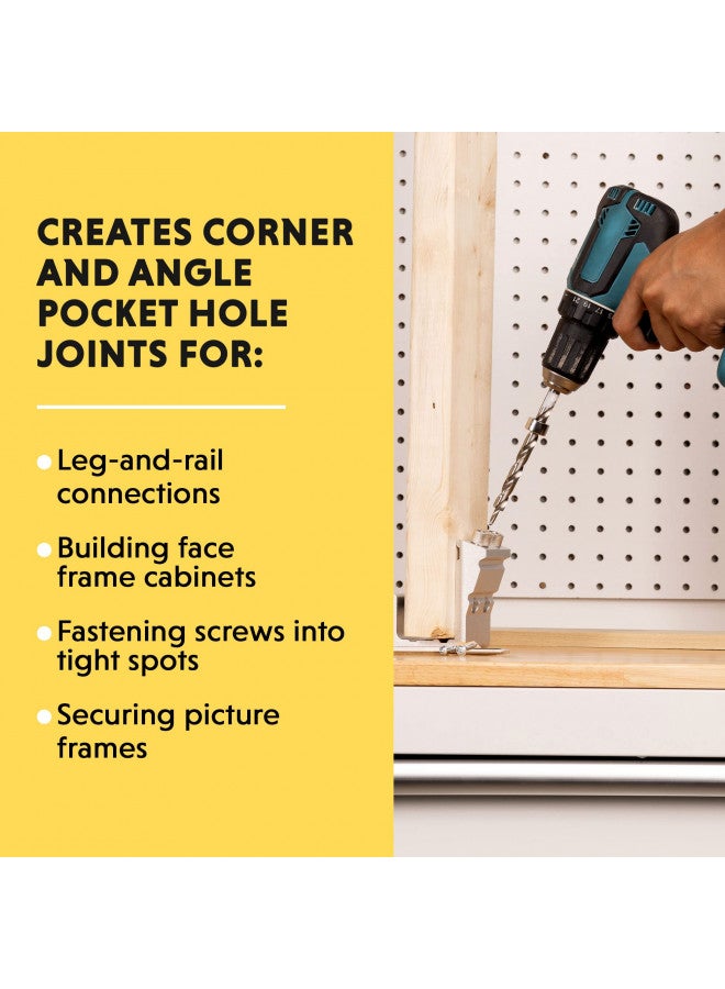 General Tools General Tools Woodworking Pocket Hole Jig Kit #850 - All-In-One Aluminum Pocket System with Carrying Case  - Image 2