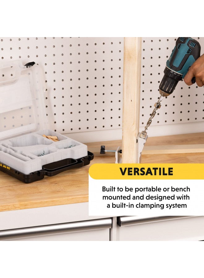 General Tools General Tools Woodworking Pocket Hole Jig Kit #850 - All-In-One Aluminum Pocket System with Carrying Case  - Image 4