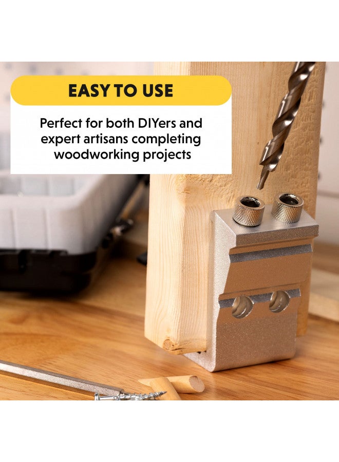 General Tools General Tools Woodworking Pocket Hole Jig Kit #850 - All-In-One Aluminum Pocket System with Carrying Case  - Image 5