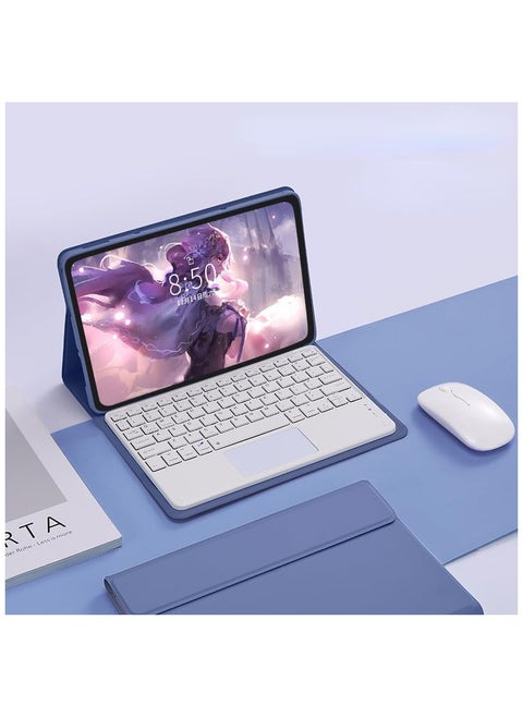 Keyboard Case Compatible with Xiaomi Redmi Pad SE 11 Inch 2023, Cover with Touched Keyboard & Bluetooth Mice For Redmi Pad SE 11''