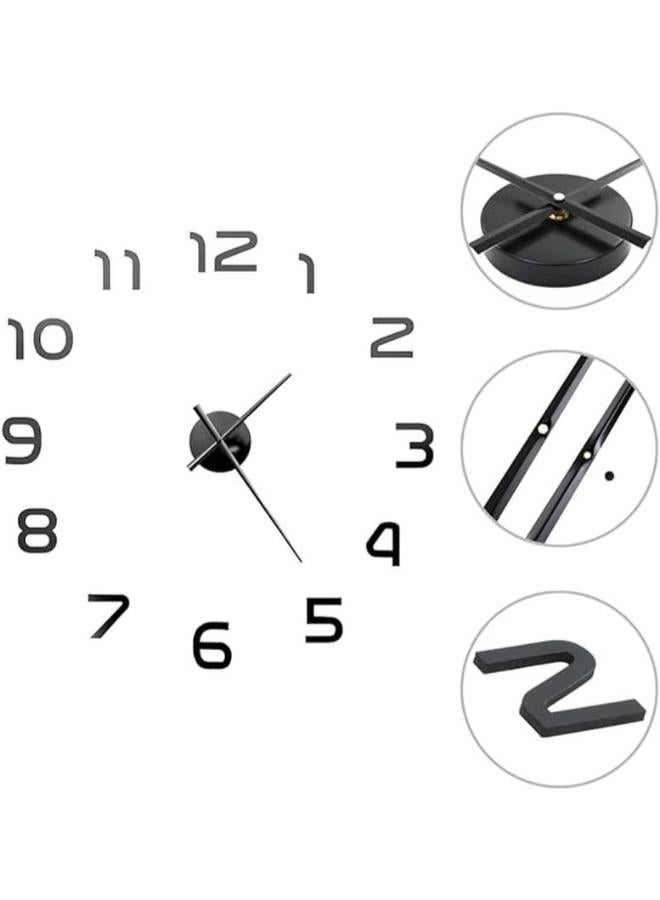 هوم جاليري ساعة حائط خشبية كلاسيكية ثلاثيه الابعاد - Image 4