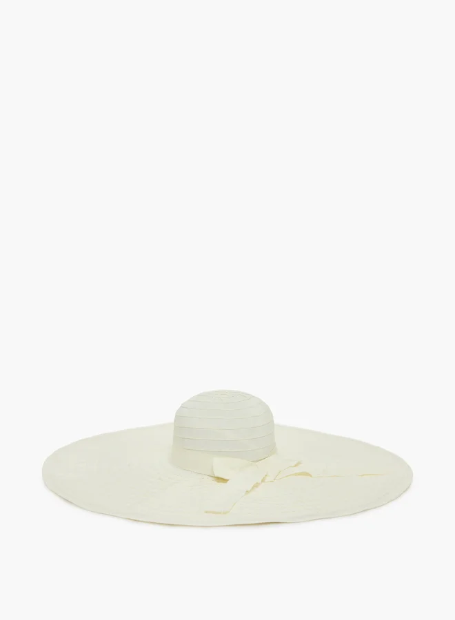 Beige Fedora Sun Hat