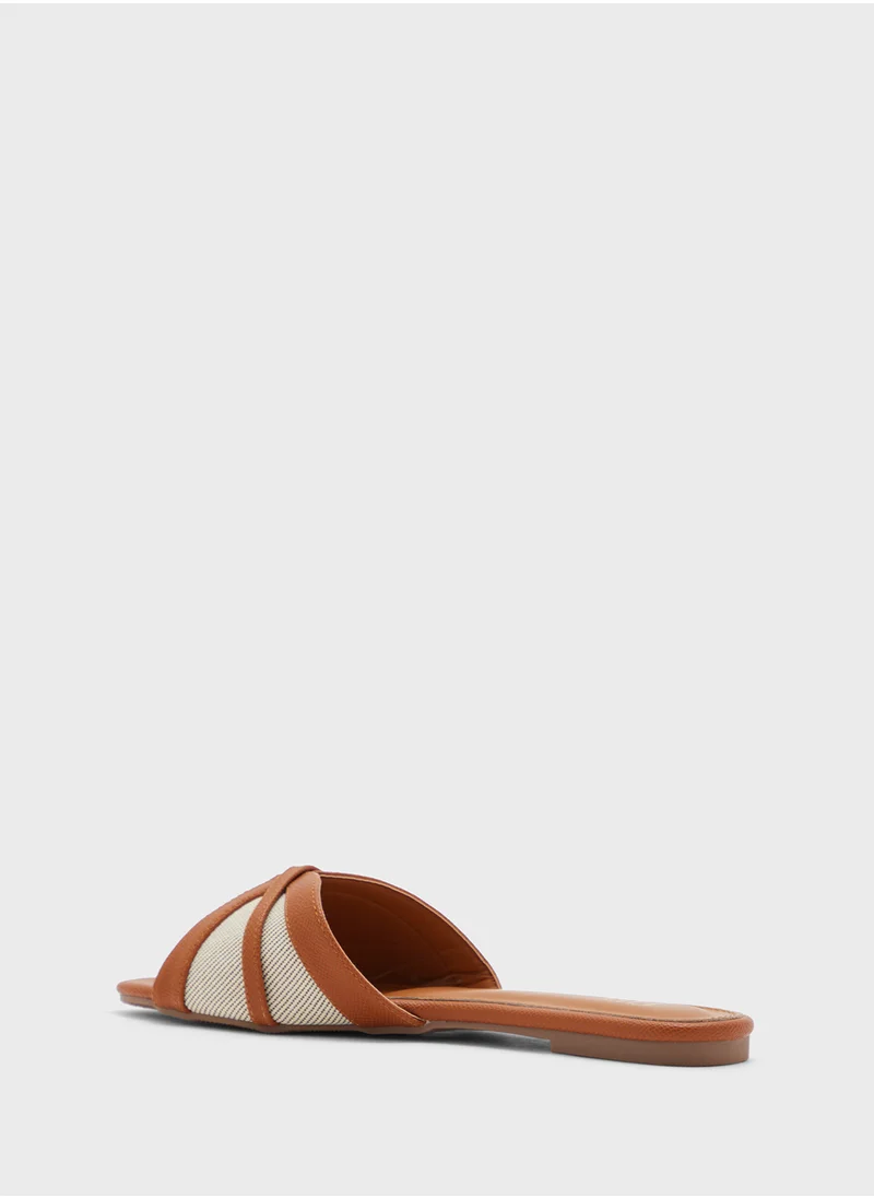 ايلا Color Block Flat Sandal