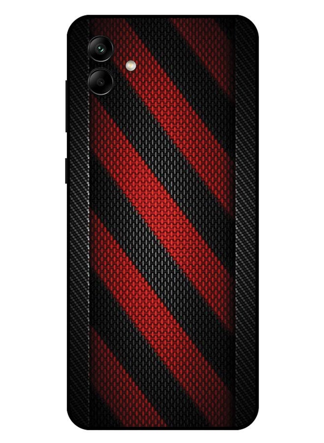 EYE CATCH Printed Protective Case Cover For Samsung Galaxy A04 -  Red & Black Pattern - Image 1