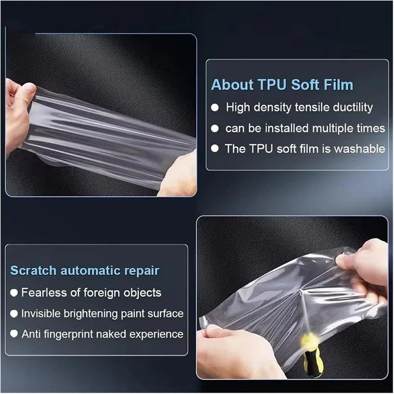 Car GPS Protective Film For Kia For Sorento 2024 2025 RHD Car GPS LCD Screen Navigation TPU Film Matte Anti Glare Protector(Transparent/Style A) - Image 5