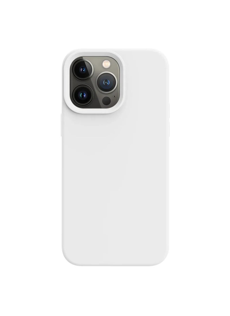 AKSESORY - iPhone 12 Pro Max White Case 6.1” – Silicone Shockproof Slim Fit Cover | Soft Touch, Anti-Scratch, Durable Protective Phone Case for Apple iPhone - Image 1