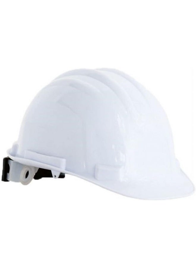 Royal Apex Adjustable Polyethylene 6-Point Industrial Safety Helmet - Protective Construction Work Cap For Industrial And Structural Workers (White) - Image 1