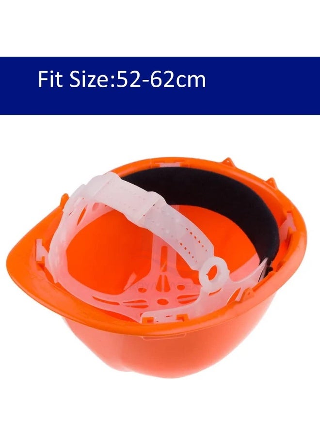 Royal Apex Adjustable Polyethylene 6-Point Industrial Safety Helmet - Protective Construction Work Cap For Industrial And Structural Workers (White) - Image 2