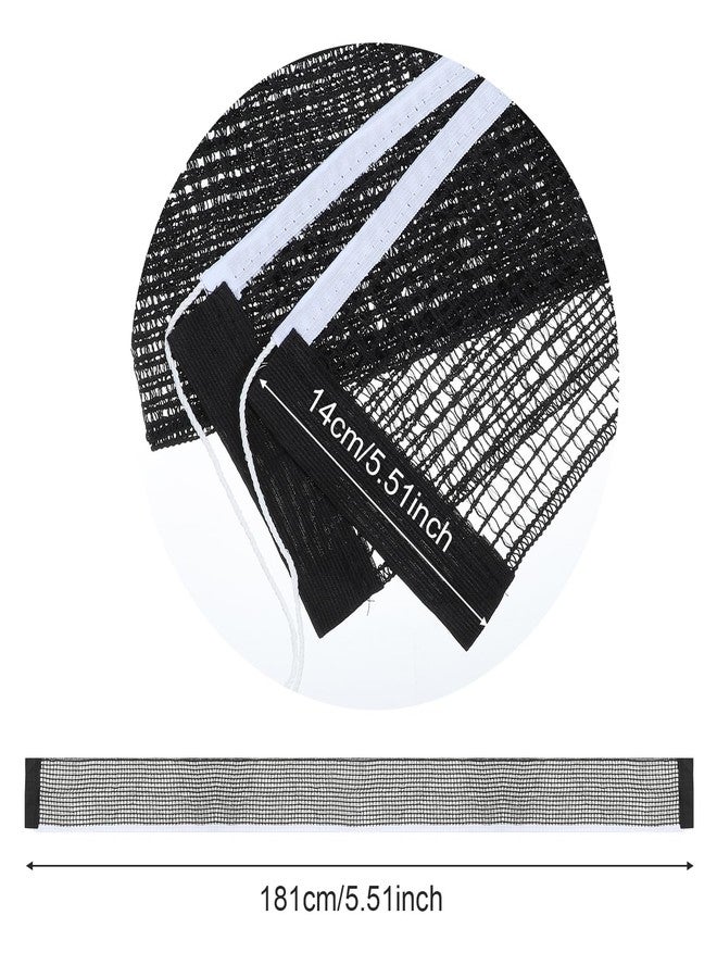 Ymapinc Pingpong Table Tennis Net - (71.26" x 5.51") Black Nylon Table Net Replacement for Indoor or Outdoor School Gym Sports - Image 2
