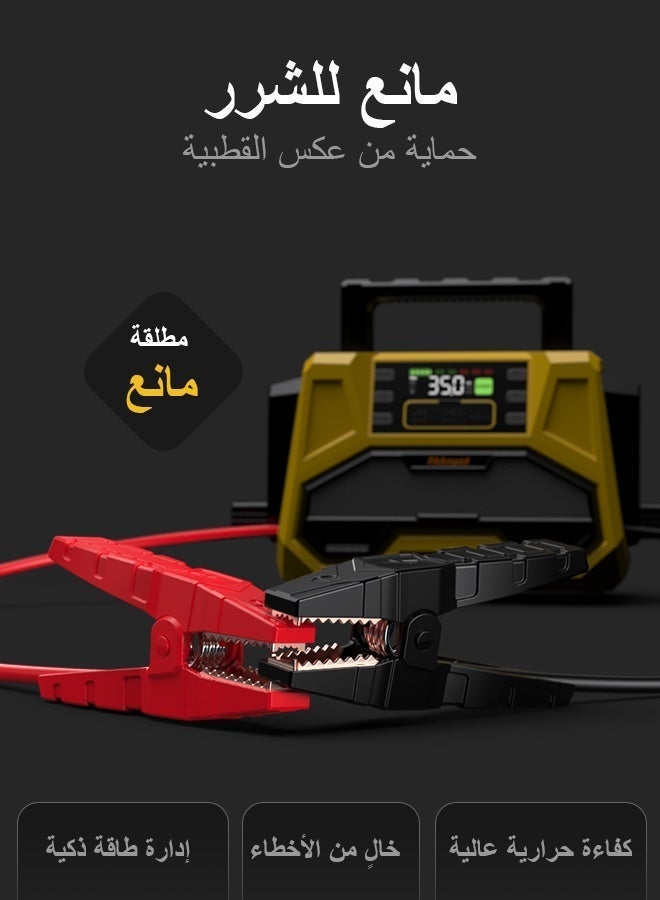 باامبيد ماكس ستارت F05: نظام قفز 6000 أمبير - بطارية 36000 مللي أمبير/ساعة - منفاخ 150 رطل/بوصة مربعة - مشغل مدمج بالكامل - Image 4