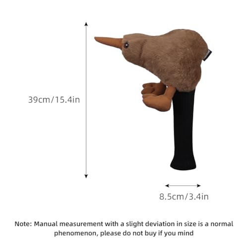 Scott Edward Kiwi Golf Club Cover Fit Well for Driver Wood Golf Club, Funny Cute Animal Design Soft Functional Golf Headcover Stylish Protection for Your Clubs for Men and Women - Image 5