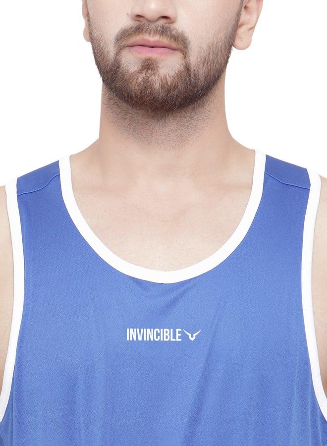 INVINCIBLE Men's Reversible Amateur Boxing Sets (Red-Blue, Large) - Image 5