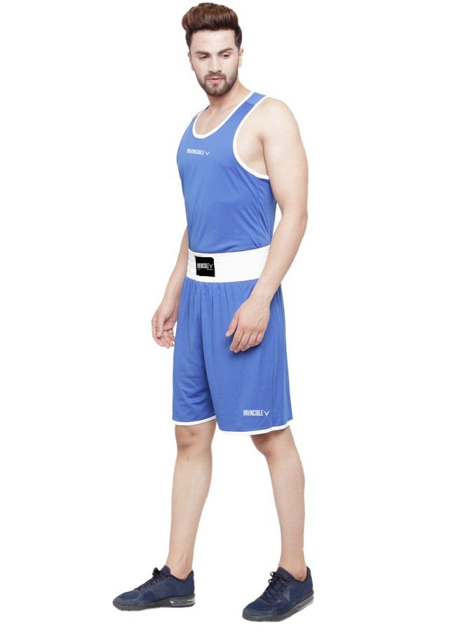 INVINCIBLE Men's Reversible Amateur Boxing Sets (Red-Blue, Large) - Image 4