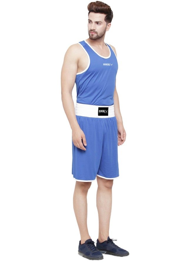 INVINCIBLE Men's Reversible Amateur Boxing Sets (Red-Blue, Large) - Image 2
