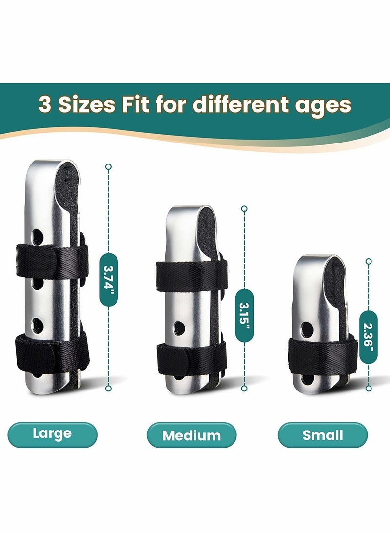 Captaintech Finger Splint, 3 Size Aluminum Finger Splints, Metal Finger Support - Image 5