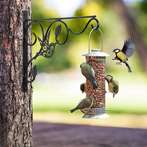Vumdua Hanging Plants Bracket, 2 Pack 12 inch Wall Planter Hook with Iron Screws Included, Decorative Plant Hanger for Bird Feeders, Wind Chimes Indoor, Flower Pot, Lantern, Outdoor Indoor Patio Decor - Image 5