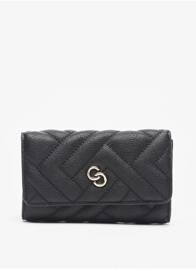 Celeste Women's Quilted Flap Wallet