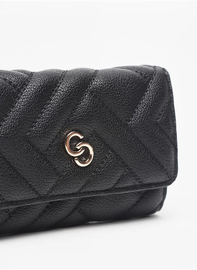 Celeste Women's Quilted Flap Wallet