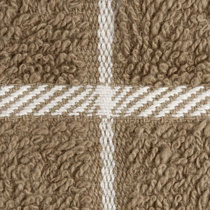 Ritz Terry Check Dish Cloth Set: Highly Absorbent & Super Soft - 100% Cotton, Durable Kitchen Cleaning Cloths for Wiping Tables and Counters, 6-Pack, Mocha - Image 3