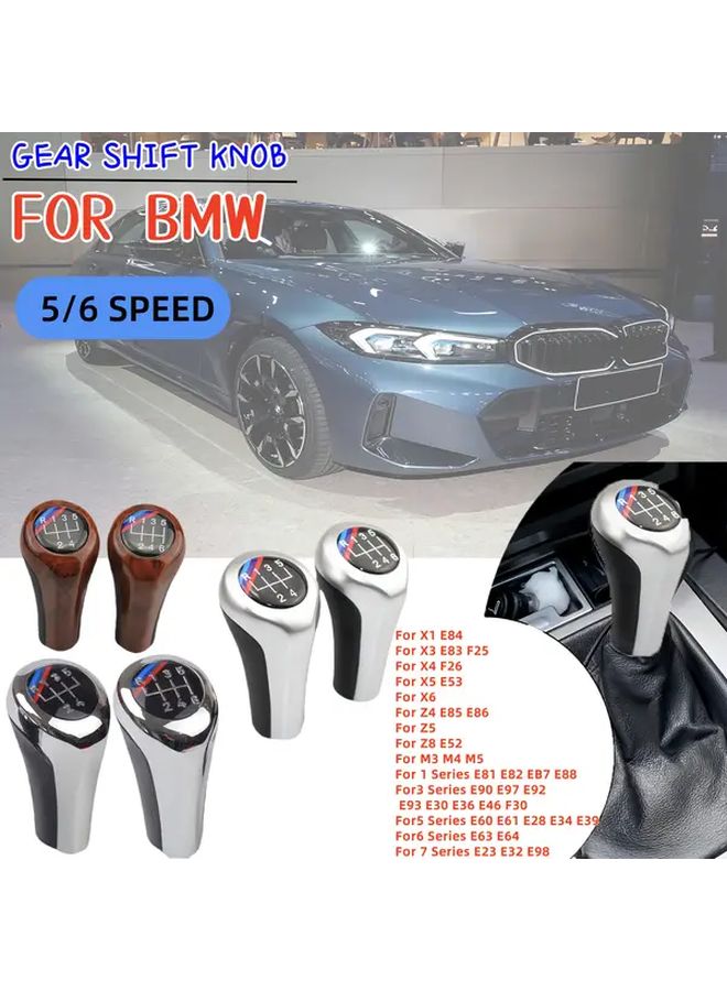 Silvery Glossy 6 Speed Automatic Gear Shift Knob For Enhanced Driving Experience - Image 1