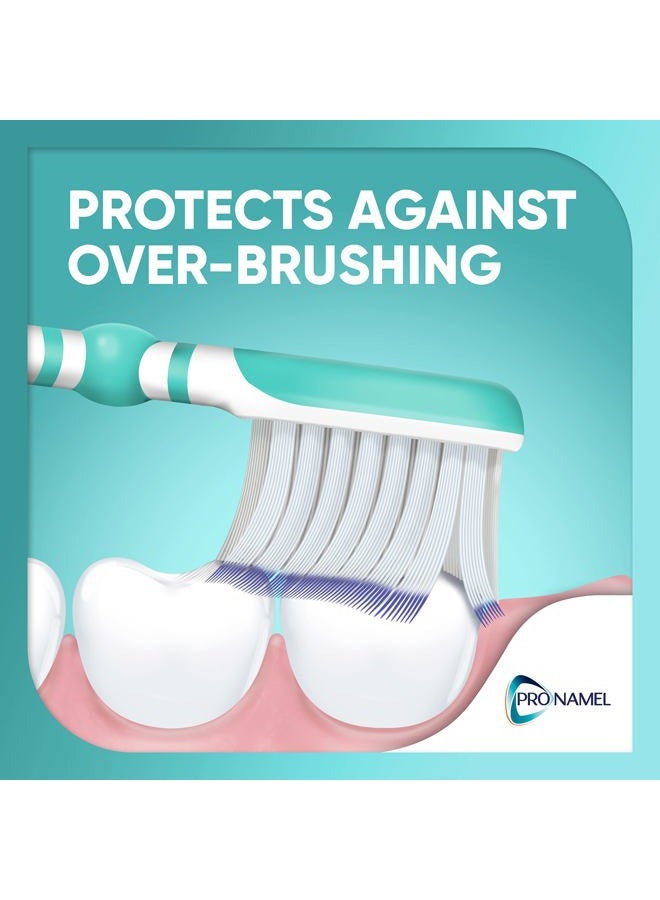 SENSODYNE PRONAMEL فرشاة أسنان سينسوداين بروناميل متوسطة، توفر حماية لمينا الأسنان وتنظف بشكل أفضل مع ضغط أقل - 4 قطع - Image 4