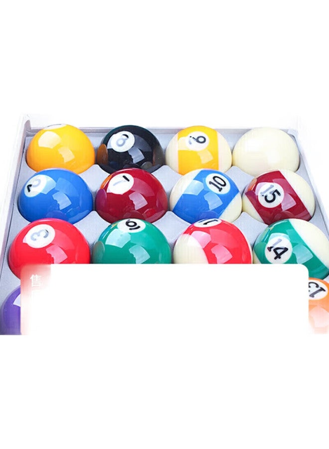 Jeeanlean Jianlun Billiard Balls, Black 8 Crystal Balls, 16-Color Standard Large Pool Balls, Billiard Supplies, Table Tennis Balls, Tv57.2Mm, Jl-Tq04 - Image 1