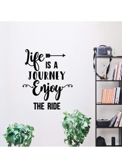 Home Gallery Life is a Journey Enjoy The Ride Sticker wall art 55x35 cm Black - pzsku/Z3149CCB461BDCBA5EF05Z/45/_/1694004169/d5a16af3-a270-4a0a-b1ff-0ef3d194f57a