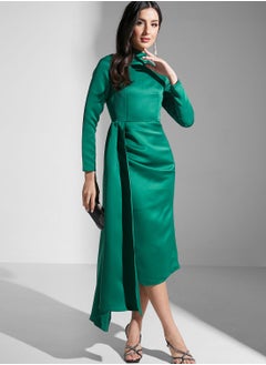 Virgos Lounge Asymmetrical Hem Knitted Dress  - Image 4