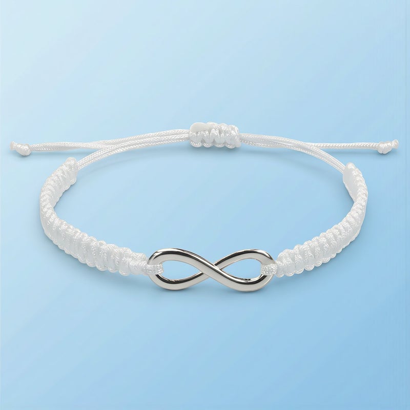 Upgraded Infinity Braided Bracelet No Loose Knot Adjustable No Fray Sturdy Long Lasting Wristband - Image 2
