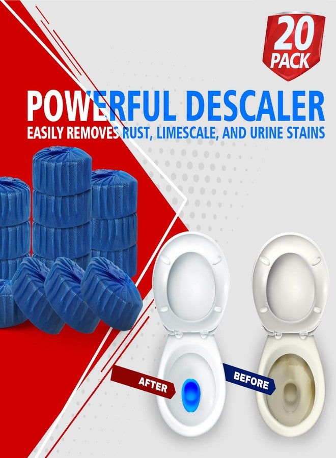 USKICH Toilet Bowl Cleaner Tablets Bathroom Automatic Toilet Tank Cleaners with Bleach, Slow-Releasing Household Toilet Cleaners for Deodorizing - Image 4
