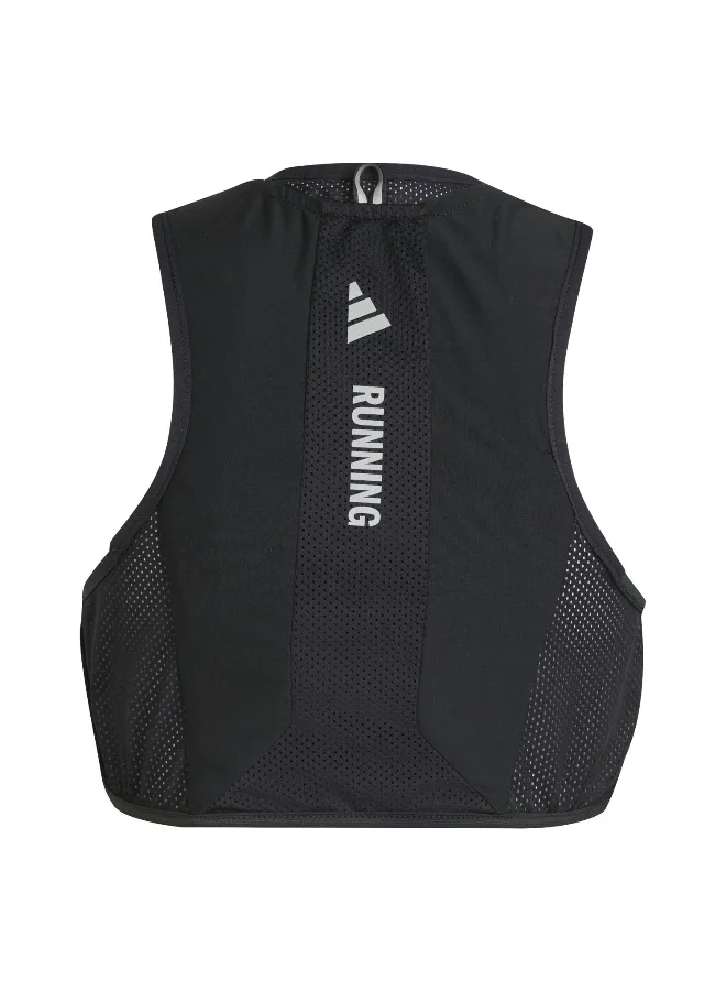 adidas Run Vest Black Running Bags For Unisex S