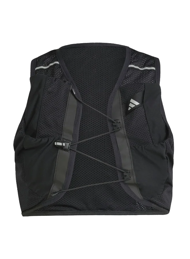 adidas Run Vest Black Running Bags For Unisex S