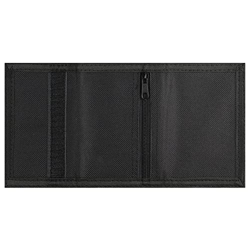 Lamiza Kids Wallet for Boys Girls Teens Trifold, Canvas Toddler Wallet for Boys, Cute Zipper Wallets Youth with Coin Pocket and Card Holders, Novelty Wallets for Childrens Birthday Gifts (Black) - Image 4