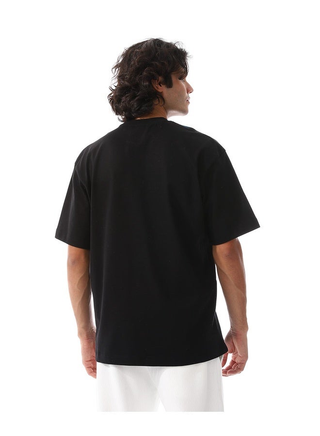 WHITE RABBIT Gradient Self Patterened T-Shirt - Image 3