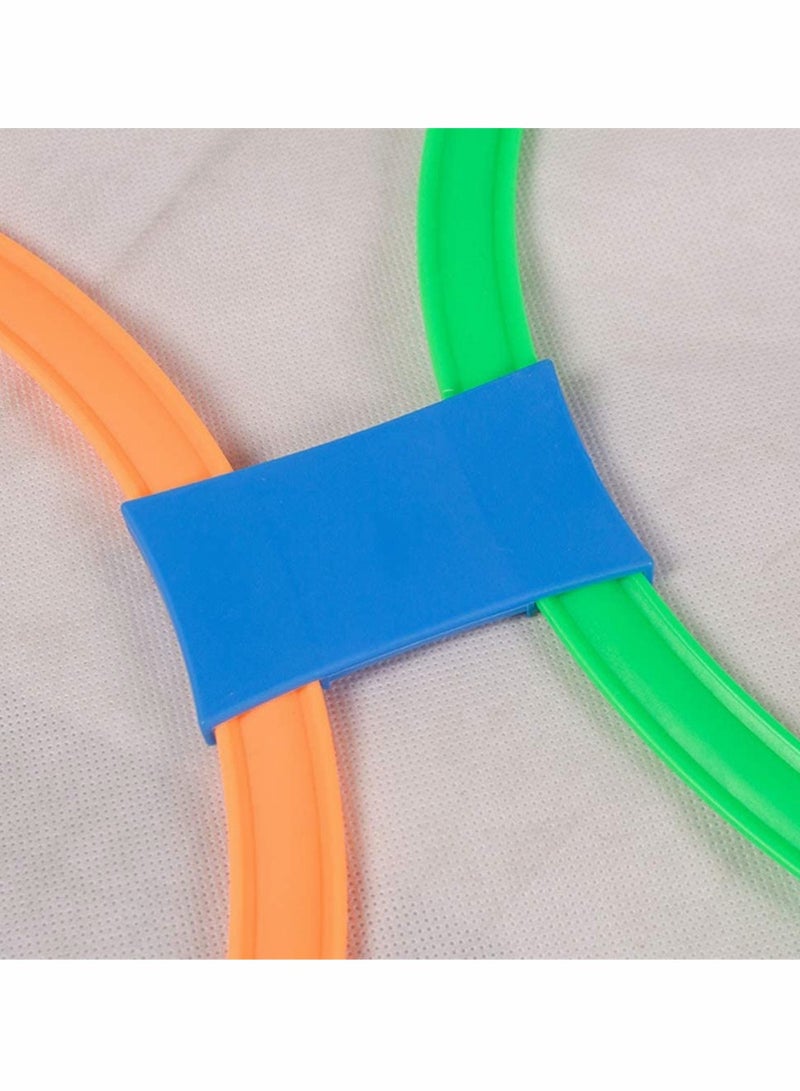 10Pcs Nylon Ring Toss Game Set for Kids Outdoor Carnival and Birthday Parties Agility Training Fun  - Image 4