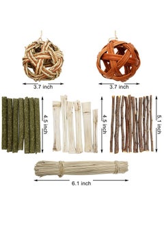 Youngever Small Animals Chew Toys, Molar Sticks with 2 Dispensing Balls, 50g Apple Sticks 50g Timothy Hay Sticks 50g Sweet Bamboo 50g Nature Grass Combined for Rabbit Chinchilla Guinea Pigs Squirrel - pzsku/Z314A46B7688186EEA936Z/45/_/1737031596/2c1ccd14-7ac7-4566-8730-c3f741664787