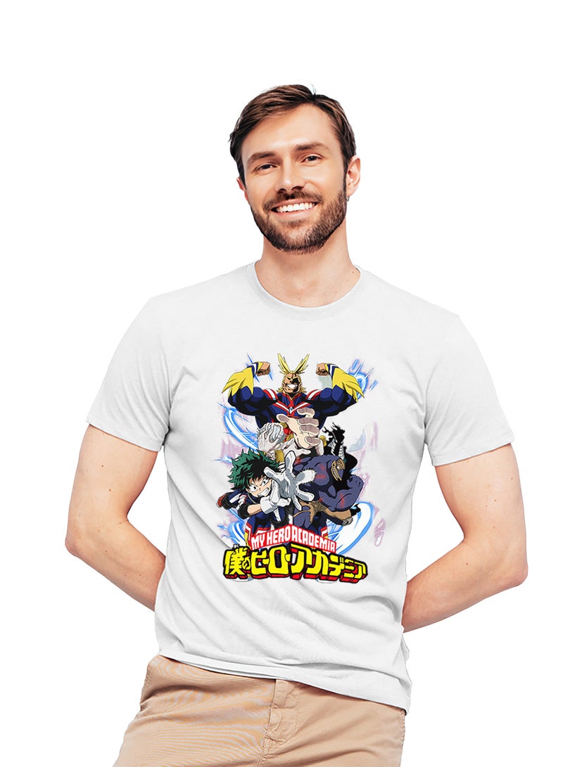 Fashion World Cotton T-shirt Printed with High-quality Anime My hero academy  - Image 1