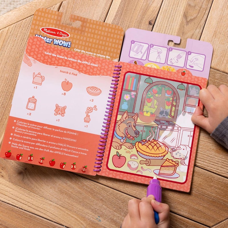 Melissa & Doug Water Wow - Treat Scented Reusable Water-Reveal Activity Pad with 4 Dessert-Themed Boards & Refillable Pen - Image 2