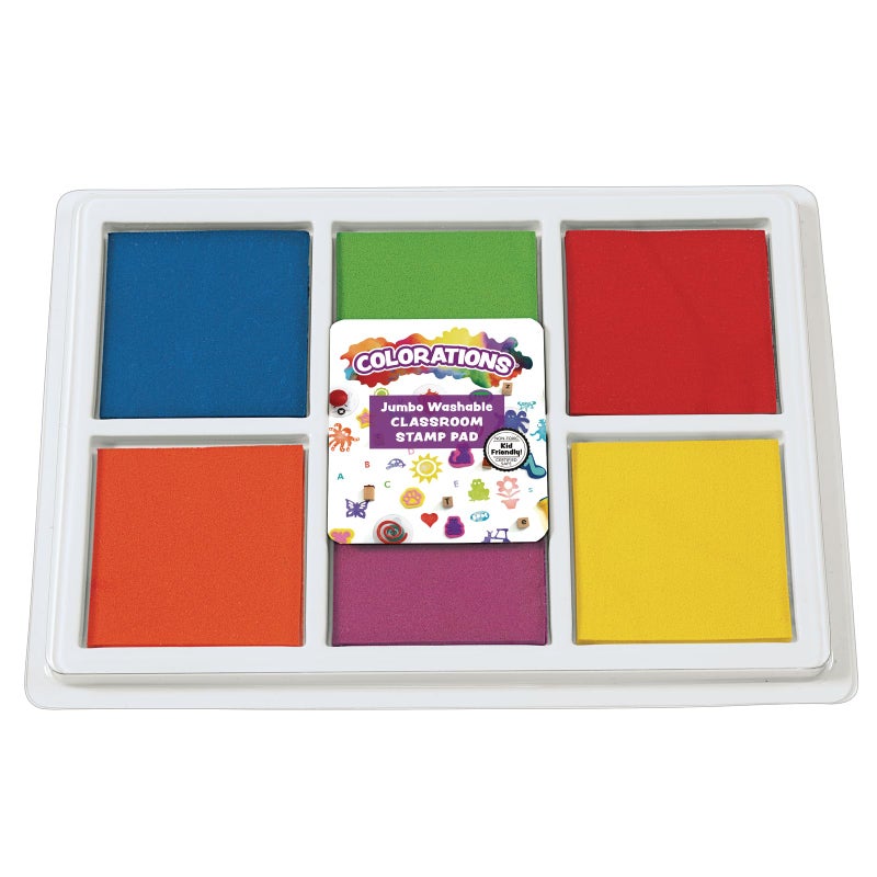 Colorations BIGSTAMP Jumbo Washable Classroom Stamp Pad - Image 2