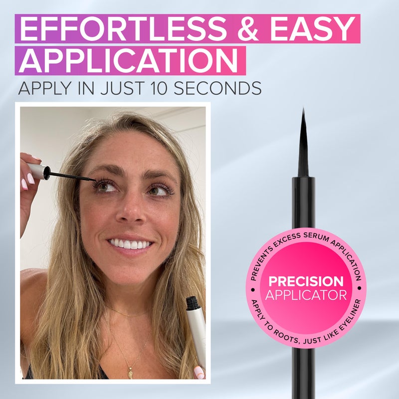 NYK1 CONCENTRATED Lash Serum For Eyelash Growth (XL - 8ml) LashForce Eyelash Serum To Grow Lashes Longer And Thicker - Eye Lash Enhancing Formula With Easy Application And Long Lasting Results - Image 5