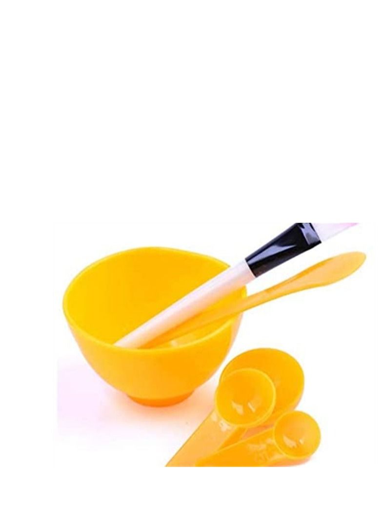 4 In 1 DIY Beauty Homemade Face Mask Bowl Orange