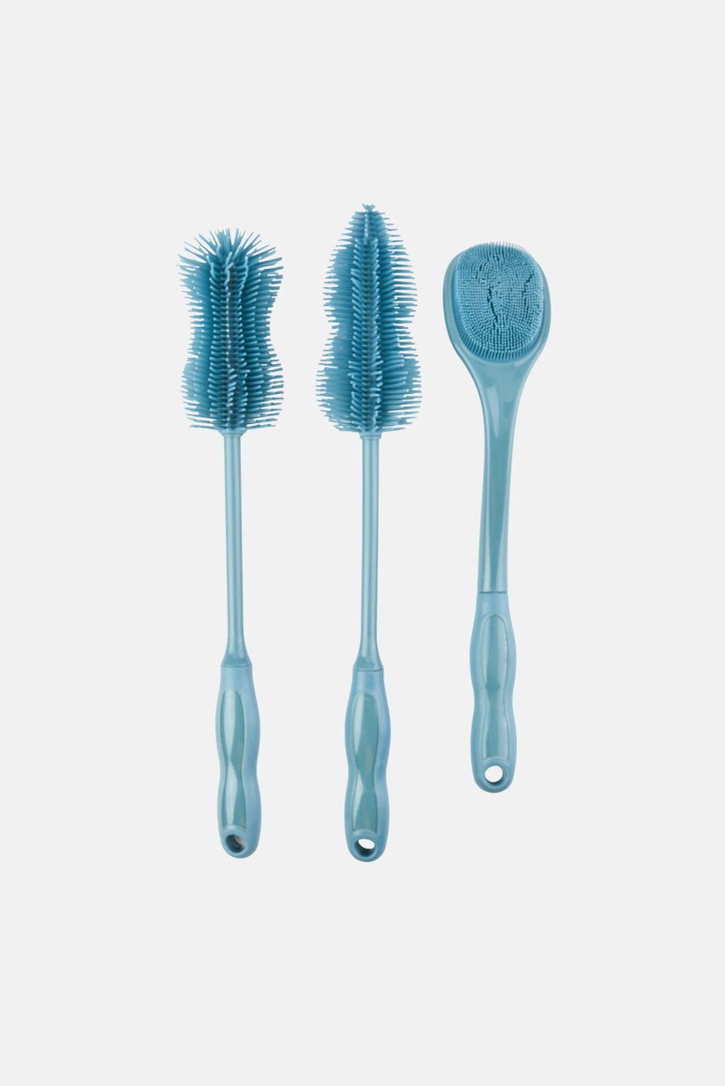 YOTO 3 Pieces Cleaning Tool Set, Blue  - Image 1