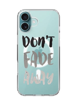 For iPhone 16 Plus Case [Compatible with MagSafe] Slim Magnetic cover Clear Phone Case - Don’t Fade Away - pzsku/Z314A8018585E29F24009Z/45/_/1730709340/7608df27-a01f-4ba7-aacc-61479f6e0c86