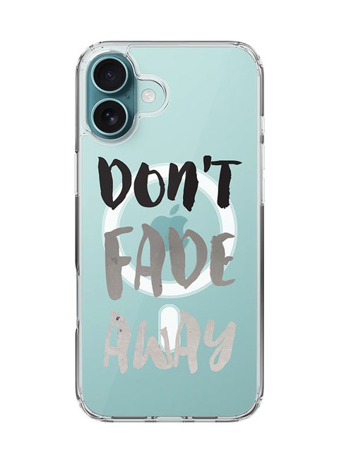 For iPhone 16 Plus Case [Compatible with MagSafe] Slim Magnetic cover Clear Phone Case - Don’t Fade Away